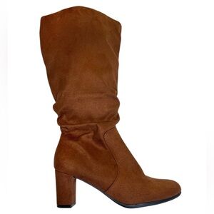 LifeStride Maltese WC Brown Zip-Up Boots 6.5‎